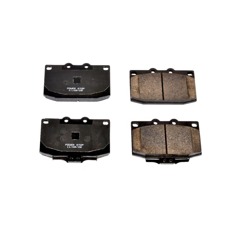 Power Stop 86-91 Mazda RX-7 Front Z16 Evolution Ceramic Brake Pads - DTX Performance