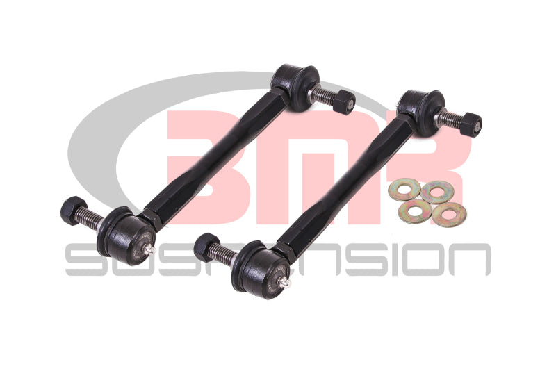 BMR 15-17 S550 Mustang Front Sway Bar End Link Kit - Black - DTX Performance