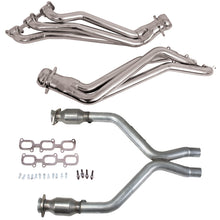 Load image into Gallery viewer, BBK 11-14 Ford Mustang V6 1-3/4 Long Tube Headers w/High Flow Catted X-Pipe (Silver Ceramic) - DTX Performance