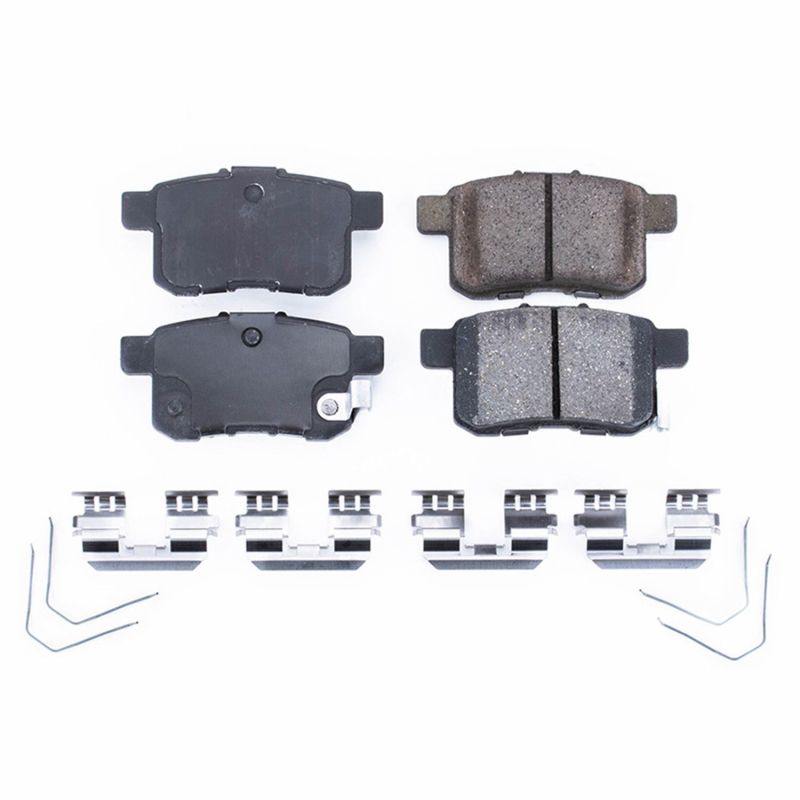 Power Stop 11-14 Acura TSX Rear Z17 Evolution Ceramic Brake Pads w/Hardware - DTX Performance