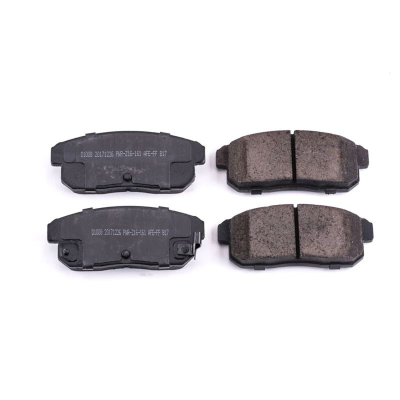 Power Stop 04-11 Mazda RX-8 Rear Z16 Evolution Ceramic Brake Pads - DTX Performance