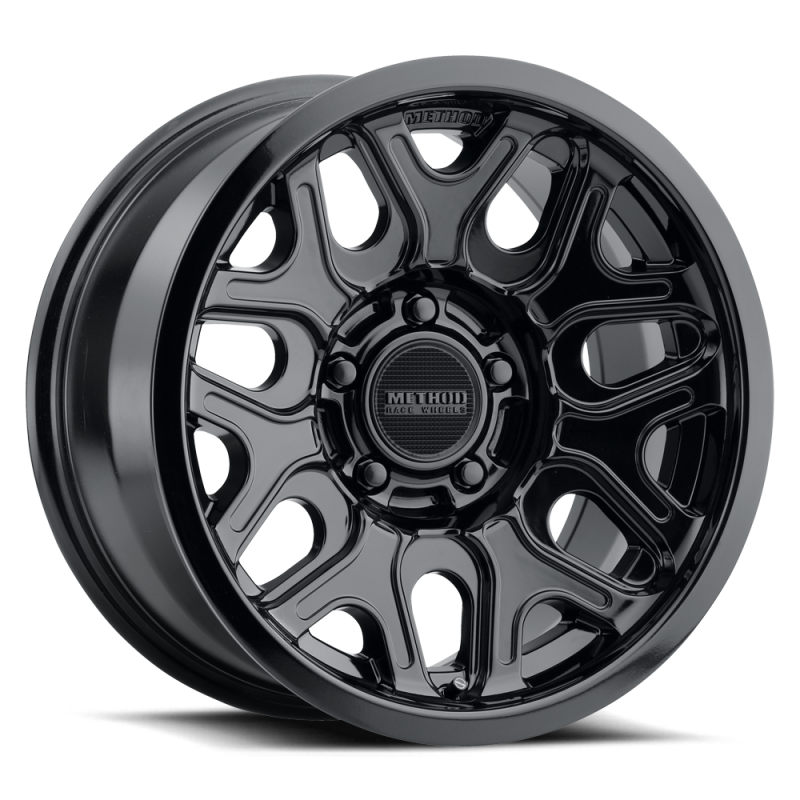 Method MR322 / 20x9 / 8x6.5 BP / 12ET / 5.44in BS / 130.81mm CB - Gloss Black Wheel - DTX Performance