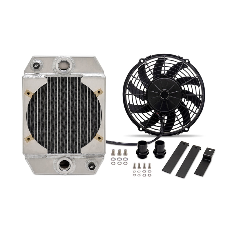 Mishimoto Universal Drag Race Performance Aluminum Radiator - Natural - DTX Performance