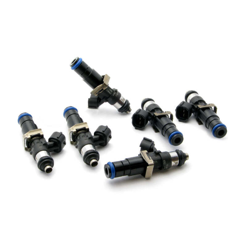 DeatschWerks Set of 6 High Impedance 2400cc Injectors for Toyota Supra TT 93-98 Top Feed Conversion - DTX Performance