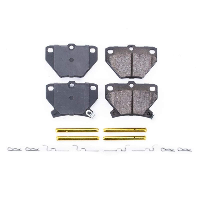 Power Stop 03-06 Pontiac Vibe Rear Z17 Evolution Ceramic Brake Pads w/Hardware - DTX Performance