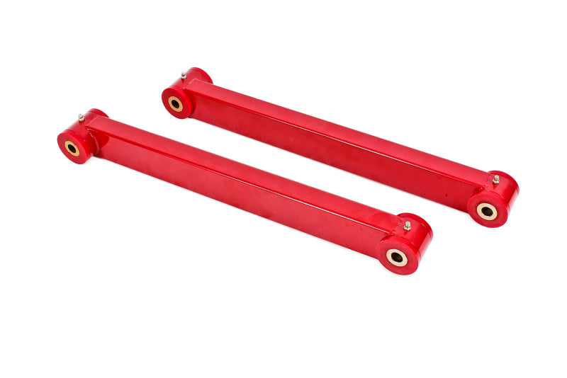 BMR 05-14 S197 Mustang Non-Adj. Boxed Lower Control Arms (Polyurethane) - Red - DTX Performance