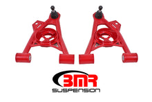 Load image into Gallery viewer, BMR 94-04 Ford Mustang Non-Adj. A-Arms Lower (Poly) w/ Spring Pocket - Red - DTX Performance