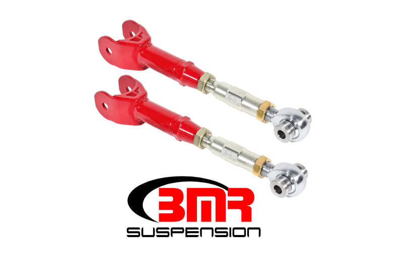 BMR 16-17 6th Gen Camaro Upper Trailing Arms w/ On-Car Adj. Rod Ends - Red - DTX Performance