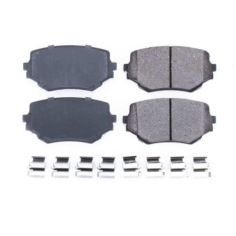 Power Stop 99-05 Suzuki Grand Vitara Front Z17 Evolution Ceramic Brake Pads w/Hardware - DTX Performance