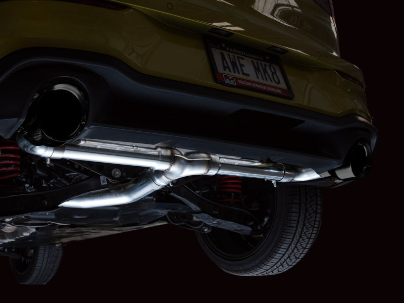 AWE 2022 VW GTI MK8 Touring Edition Exhaust - Diamond Black Tips - DTX Performance