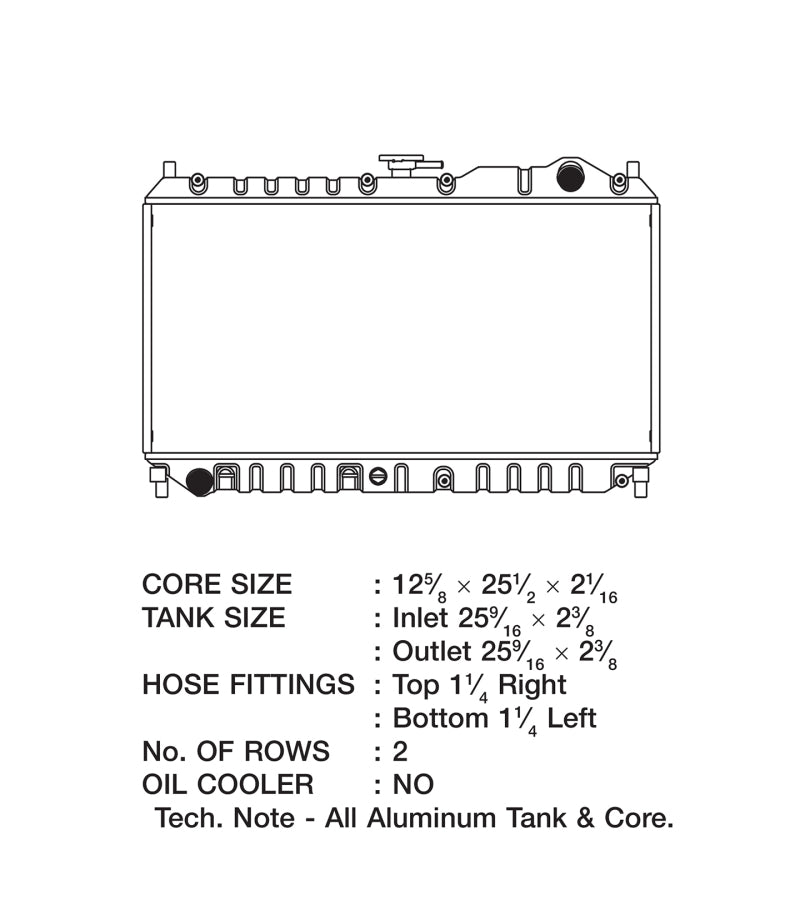 CSF 98-05 Mazda Miata Radiator - DTX Performance