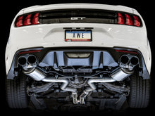 Load image into Gallery viewer, AWE Tuning 2018+ Ford Mustang GT (S550) Cat-back Exhaust - Touring Edition (Quad Chrome Silver Tips) - DTX Performance