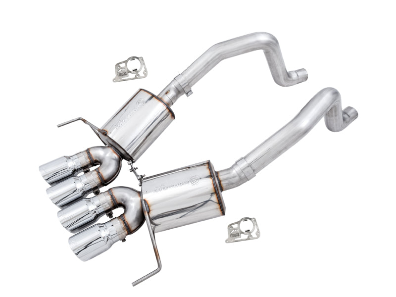 AWE Tuning 14-19 Chevy Corvette C7 Z06/ZR1 (w/o AFM) Touring Edition Axle-Back Exhaust w/Chrome Tips - DTX Performance