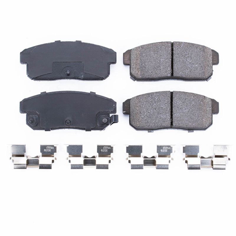 Power Stop 01-02 Infiniti G20 Rear Z17 Evolution Ceramic Brake Pads w/Hardware - DTX Performance