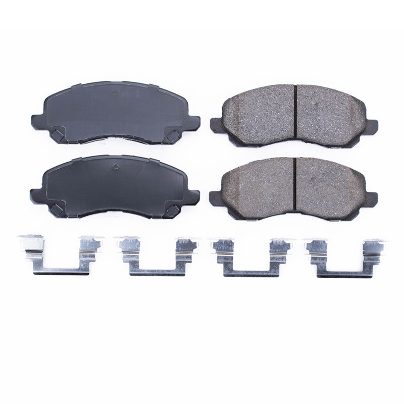 Power Stop 11-14 Chrysler 200 Front Z17 Evolution Ceramic Brake Pads w/Hardware - DTX Performance