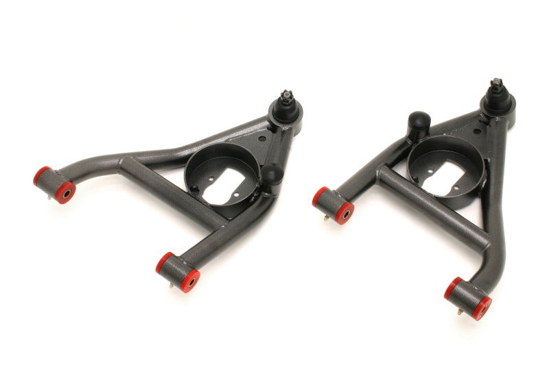 BMR 67-69 1st Gen F-Body Lower A-Arms Non-Adj. Rear Bump Stops (Polyurethane) - Black Hammertone - DTX Performance