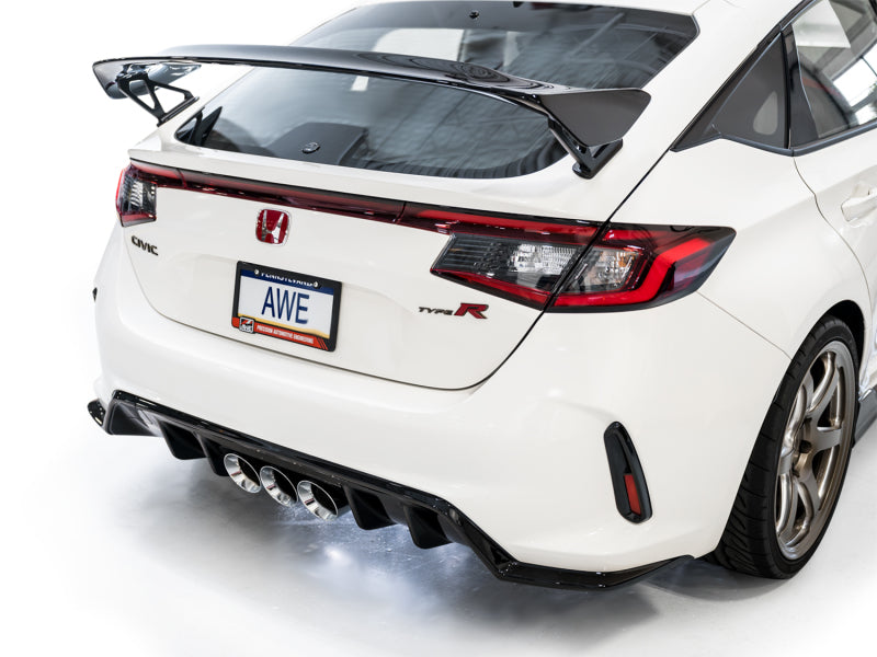 AWE Tuning 2023 Honda Civic Type R FL5 Touring Edition Exhaust w/ Triple Chrome Silver Tips - DTX Performance