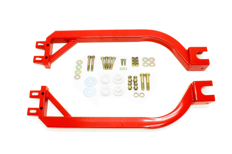 BMR 67-69 1st Gen F-Body Bolt-On Subframe Connectors - Red - DTX Performance