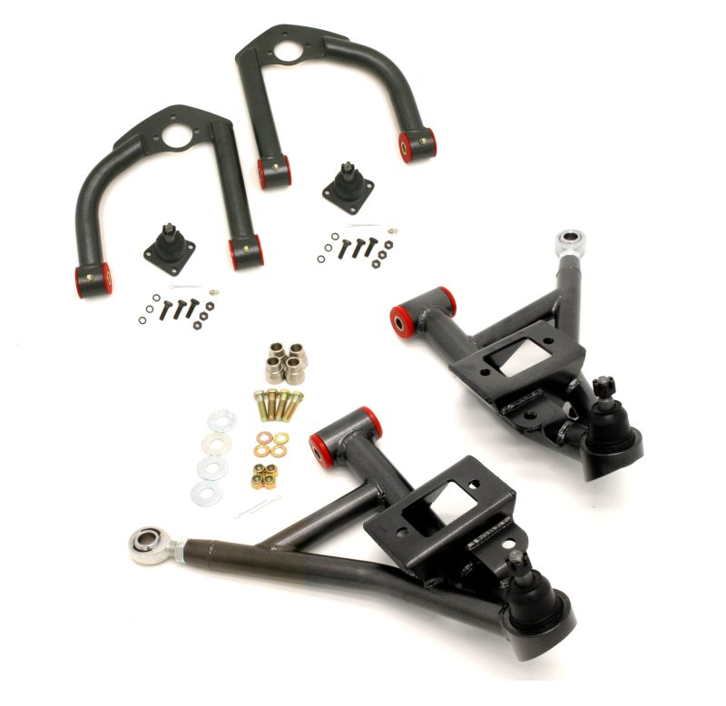 BMR 93-02 F-Body Upper And Lower A-Arm Kit - Black Hammertone - DTX Performance