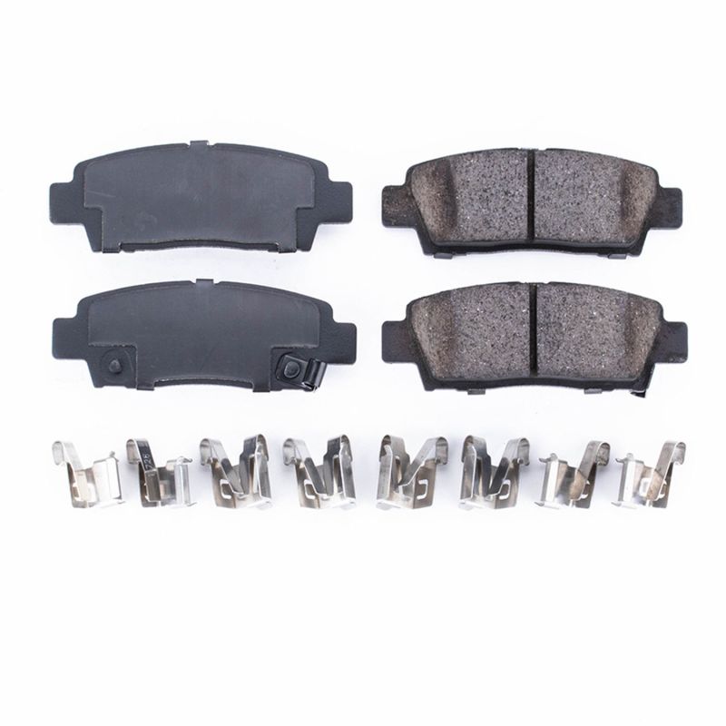 Power Stop 95-99 Toyota Avalon Rear Z17 Evolution Ceramic Brake Pads w/Hardware - DTX Performance