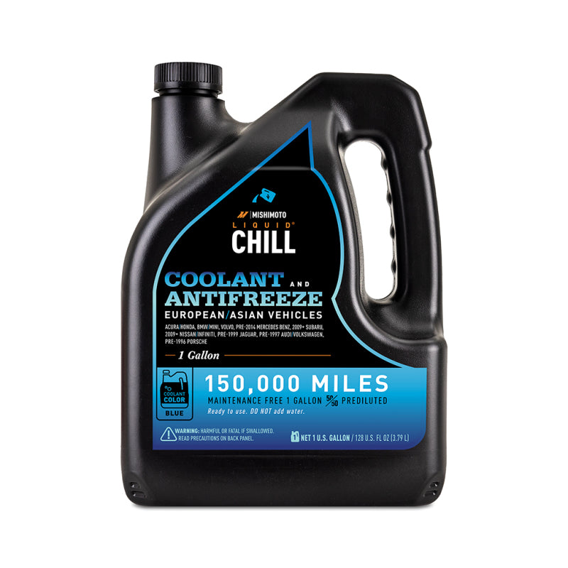 Mishimoto Liquid Chill EG Coolant, European/Asian Vehicles, Blue - DTX Performance