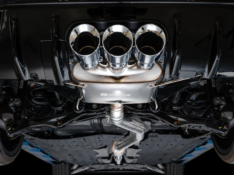 AWE Tuning 2023 Honda Civic Type R FL5 Touring Edition Exhaust w/ Triple Chrome Silver Tips - DTX Performance