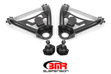 Load image into Gallery viewer, BMR 64-72 A-Body Pro-Touring Upper A-Arms w/ Tall Ball Joint (Delrin) - Black Hammertone - DTX Performance