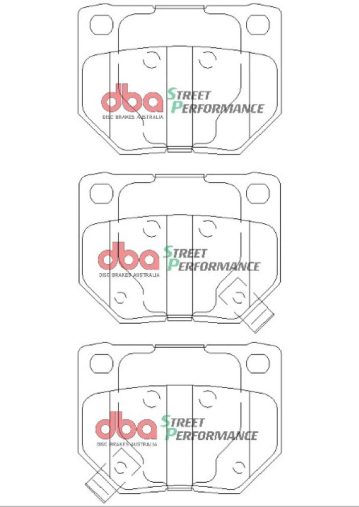 DBA 06-07 Subaru WRX SP500 Rear Brake Pads - DTX Performance