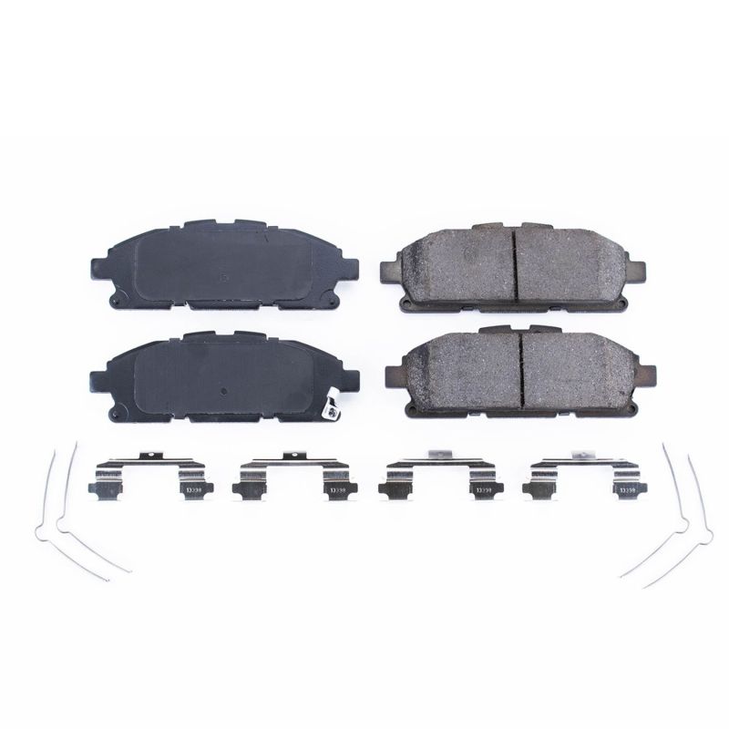 Power Stop 11-17 Nissan Quest Front Z17 Evolution Ceramic Brake Pads w/Hardware - DTX Performance