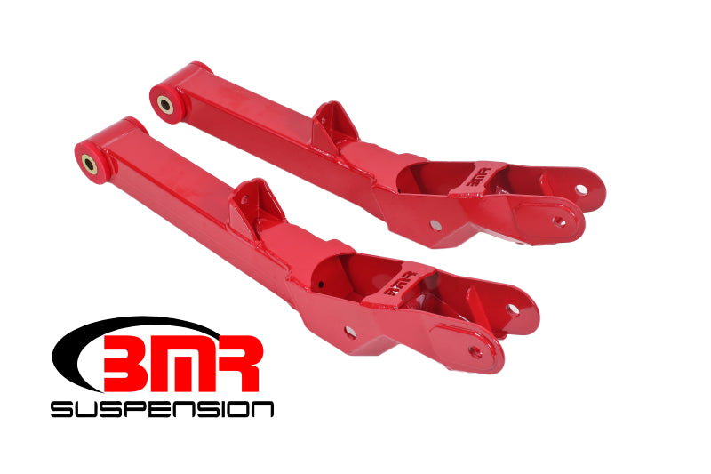 BMR 10-15 5th Gen Camaro Non-Adj. Rear Lower Control Arms (Polyurethane) - Red - DTX Performance