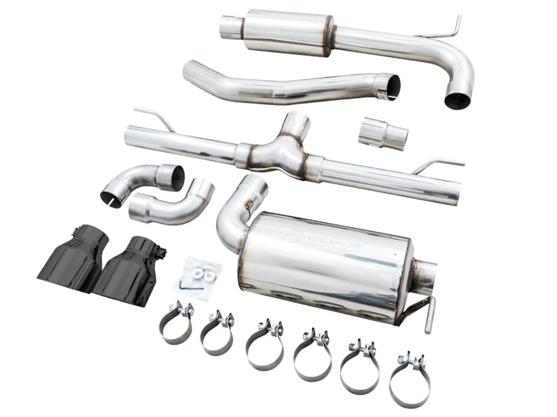 AWE 2022 VW GTI MK8 Touring Edition Exhaust - Diamond Black Tips - DTX Performance