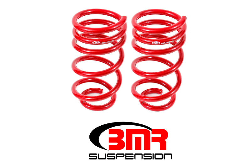 BMR 10-15 5th Gen Camaro V8 Rear Lowering Springs - Red - DTX Performance