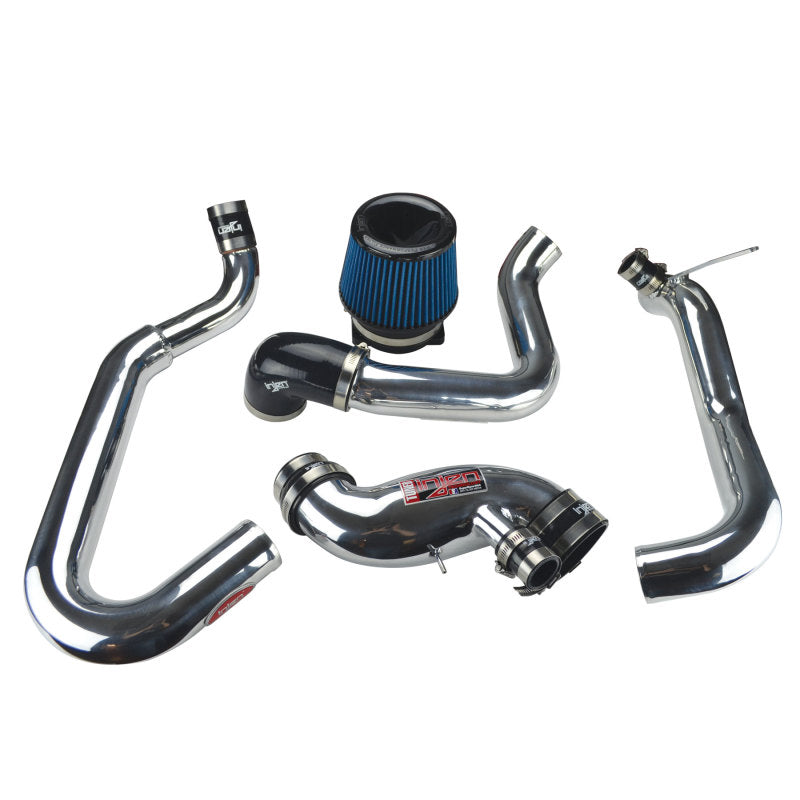 Injen 03-06 Evo 8/9/MR Cast Aluminum Intake System w/ Full Intercooler Piping Polished Short Ram Int - DTX Performance