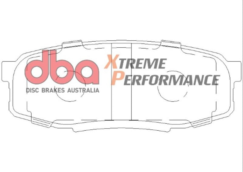 DBA 2015 Toyota Tundra XP650 Rear Brake Pads - DTX Performance