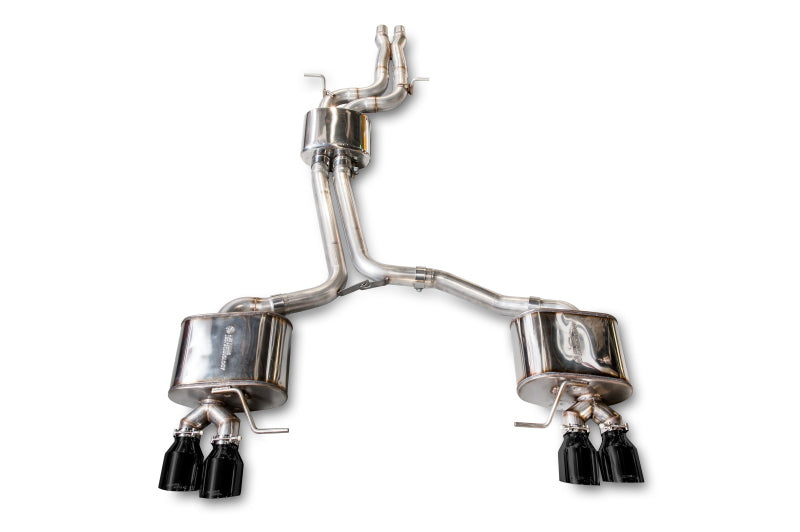 AWE Tuning Audi 8R SQ5 Touring Edition Exhaust - Quad Outlet Diamond Black Tips - DTX Performance