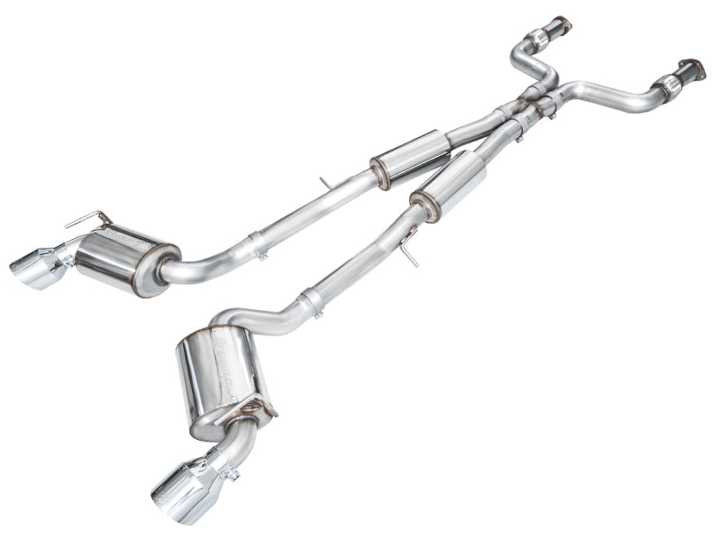 AWE 2023 Nissan Z RZ34 RWD Touring Edition Catback Exhaust System w/ Chrome Silver Tips - DTX Performance