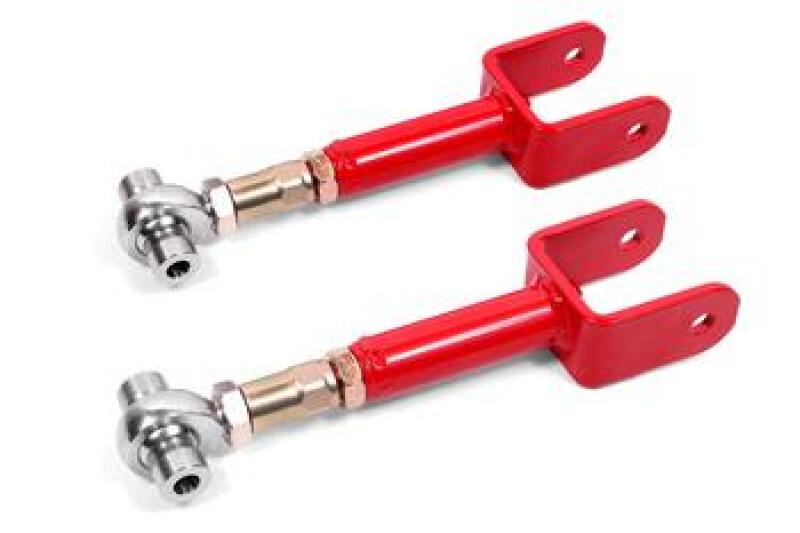 BMR 78-87 G-Body Upper Control Arms DOM On-car Adj Rod Ends - Red - DTX Performance