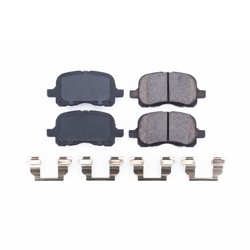 Power Stop 98-02 Chevrolet Prizm Front Z17 Evolution Ceramic Brake Pads w/Hardware - DTX Performance