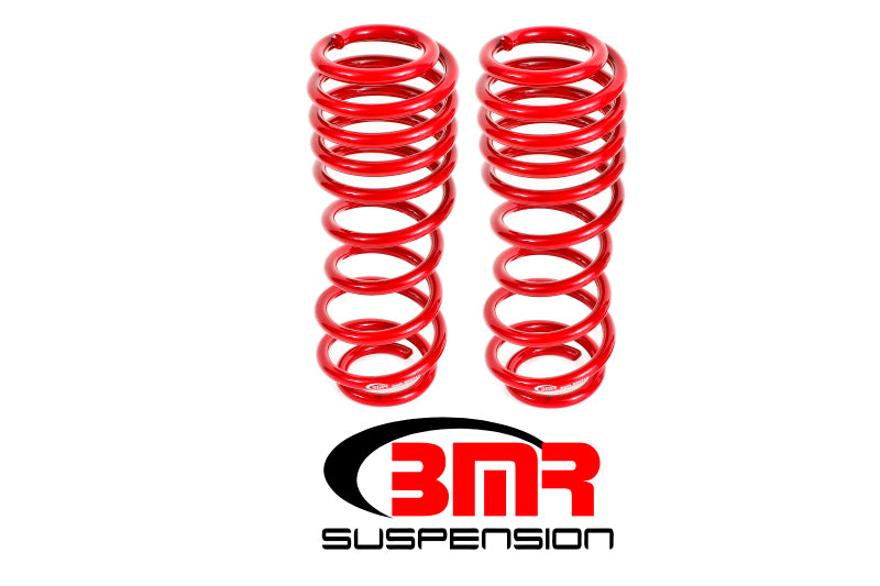 BMR 07-14 Shelby GT500 Rear Handling Version Lowering Springs - Red - DTX Performance