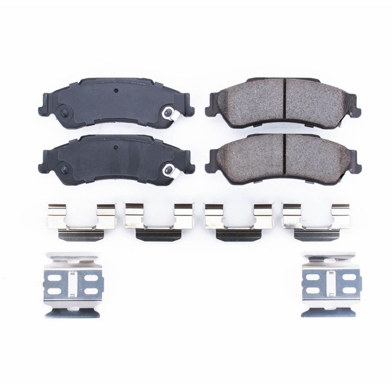 Power Stop 97-05 Chevrolet Blazer Rear Z17 Evolution Ceramic Brake Pads w/Hardware - DTX Performance