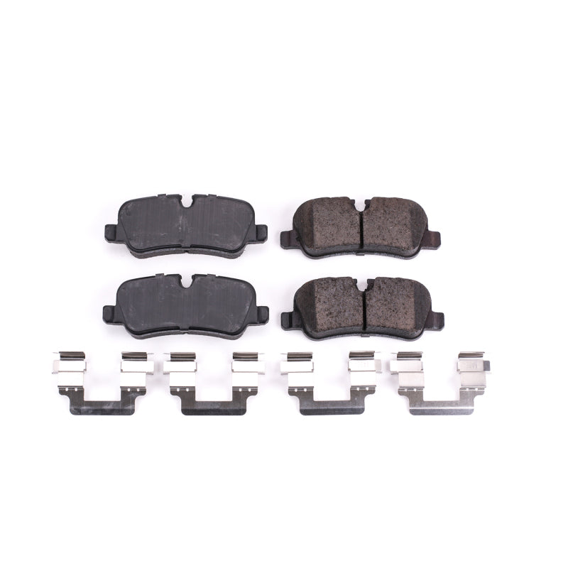 Power Stop 05-09 Land Rover LR3 Rear Z17 Evo Ceramic Brake Pad w/Hardware - DTX Performance