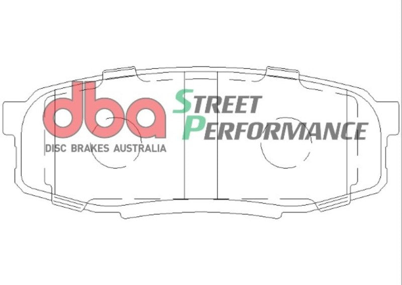 DBA 08-19 Lexus LX570 SP Performance Rear Brake Pads - DTX Performance