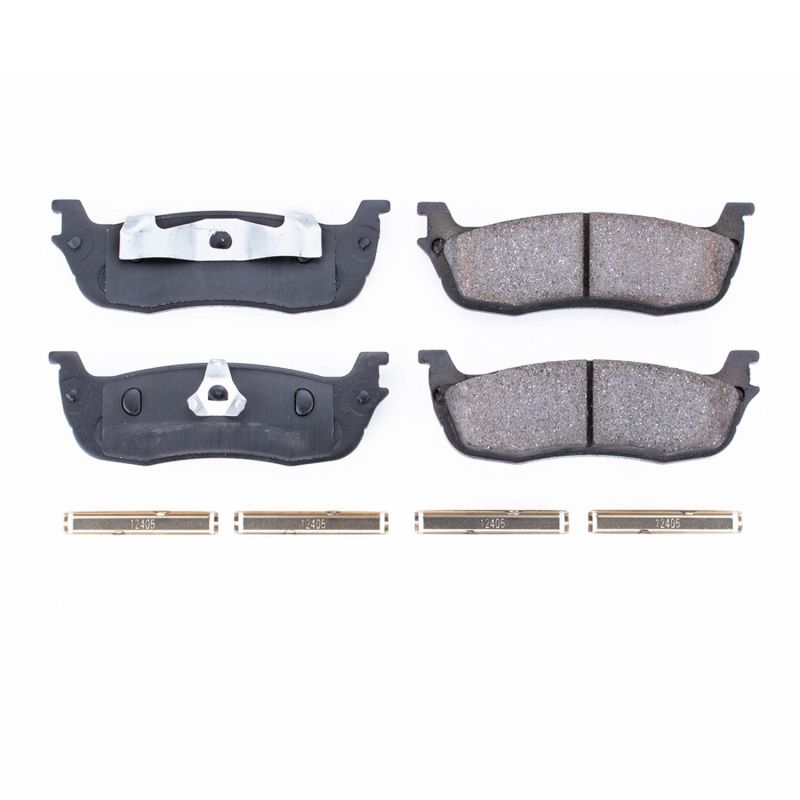 Power Stop 97-02 Ford Expedition Rear Z17 Evolution Ceramic Brake Pads w/Hardware - DTX Performance