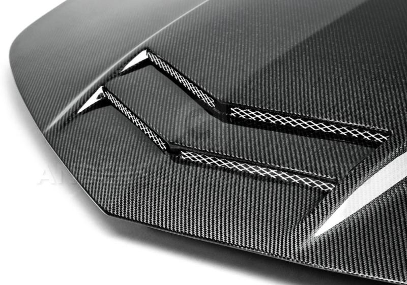 Anderson Composites 10-13 Chevy Camaro TT-Style Carbon Fiber Hood - DTX Performance