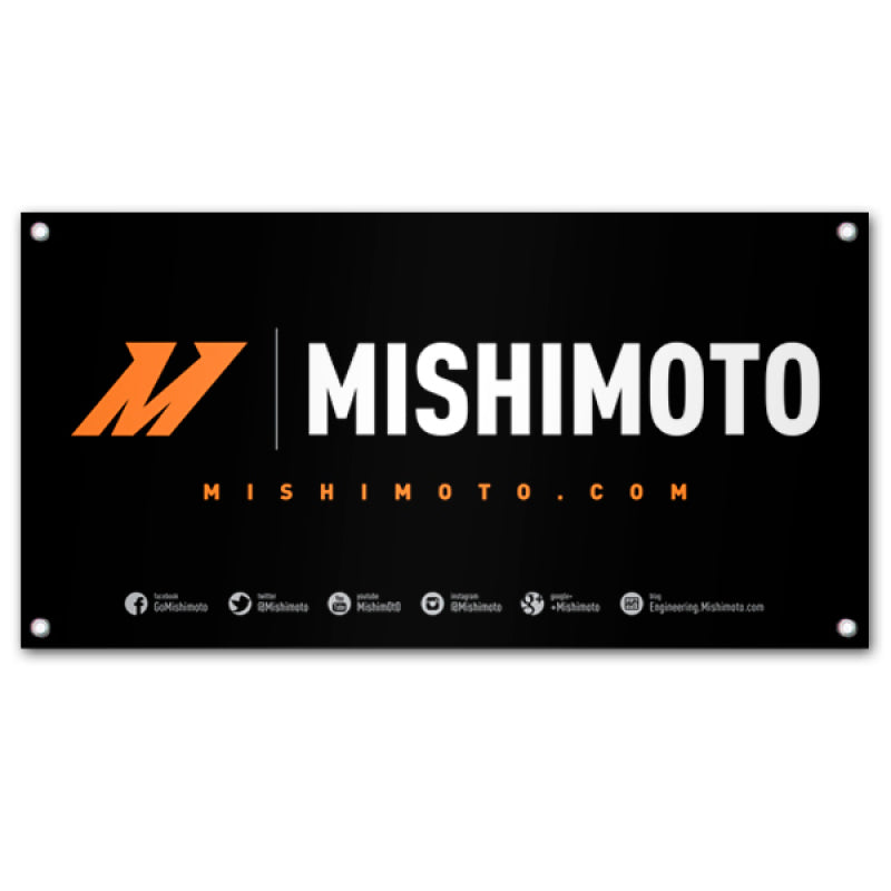 Mishimoto Promotional Large Vinyl Banner 45x87.5 inches - DTX Performance