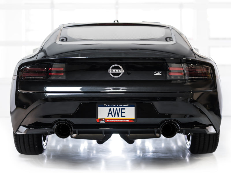 AWE 2023 Nissan Z RZ34 RWD Track Edition Catback Exhaust System w/ Diamond Black Tips - DTX Performance