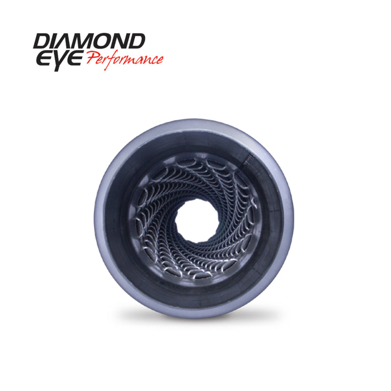 Diamond Eye RESONATOR 4in W/ ENDS (CLAMPED) AL - DTX Performance