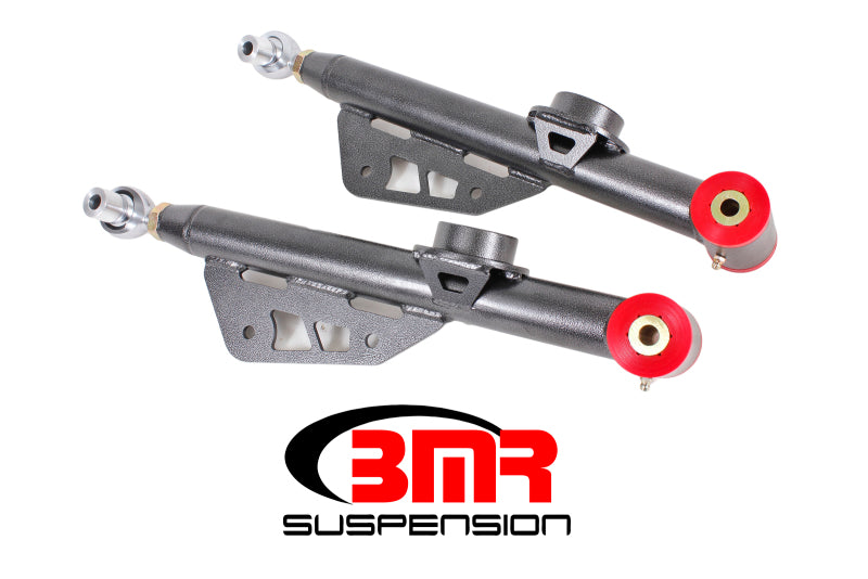 BMR 99-04 Mustang Single Adj. Lower Control Arms / Rod End (Polyurethane) - Black Hammertone - DTX Performance