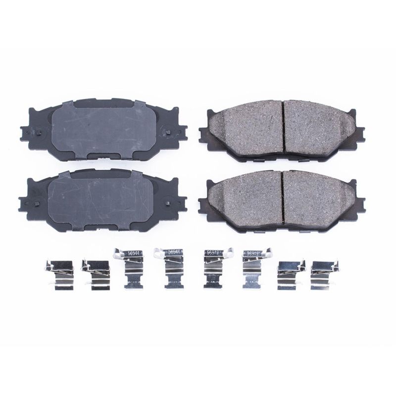 Power Stop 06-15 Lexus IS250 Front Z17 Evolution Ceramic Brake Pads w/Hardware - DTX Performance