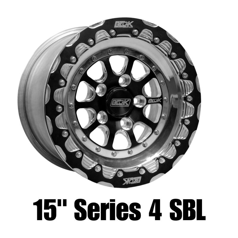 Belak 15x8 / 5in BS / 5x100 BP / High Pad / Series 4 Wheel - Single Beadlock - DTX Performance